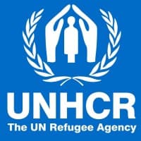 Logo-ul UNHCR, the UN Refugee Agency